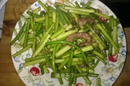 Garlic fried meat