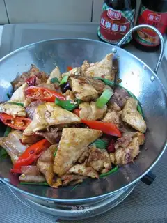 Dry pot tofu