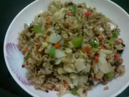 Spicy beef fried rice