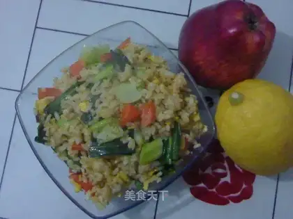 Gold egg fried rice