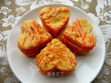 Carrot omelet