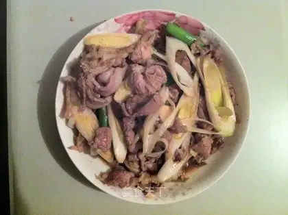 Onions blow up lamb
