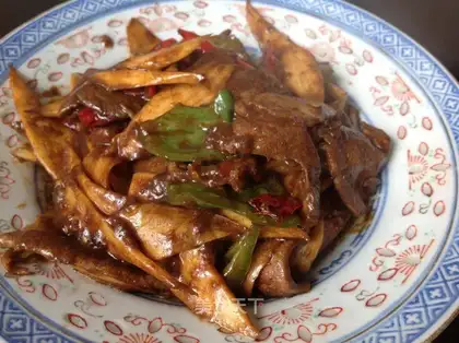 White, fried liver