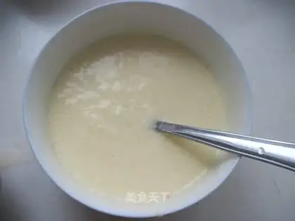 Fresh milk egg pudding