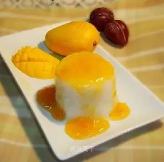 Mango and yam paste
