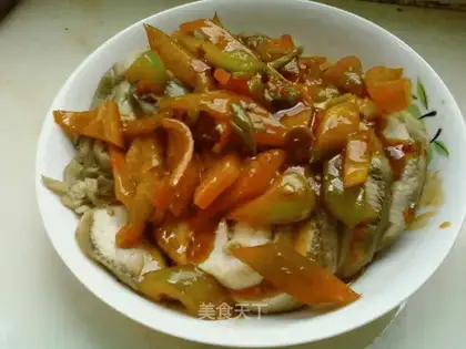 Steamed eggplant with Sichuan flavor