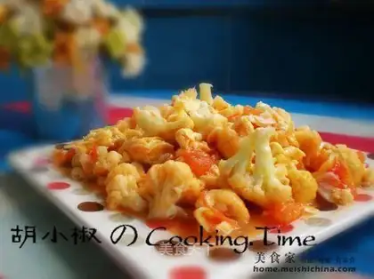 Cauliflower in tomato sauce
