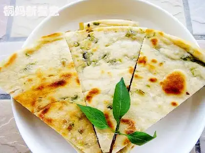 fermented bean curd and green onion cake