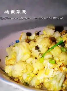 Eggs and cauliflower