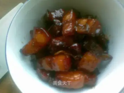 braised pork and dried radish