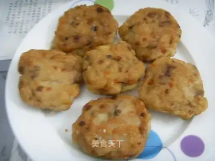 Pan-fried fish cake