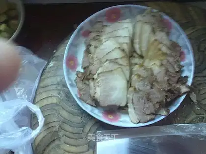 Cold sauce pork
