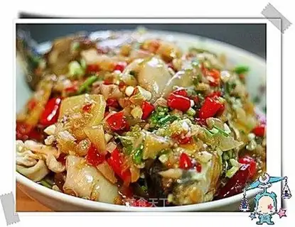 Flat fish with pickled pepper