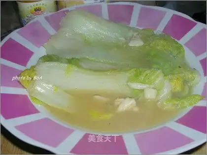 Serve soup with baby vegetables