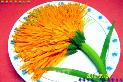 Fortune, wealth, gold and autumn chrysanthemum
