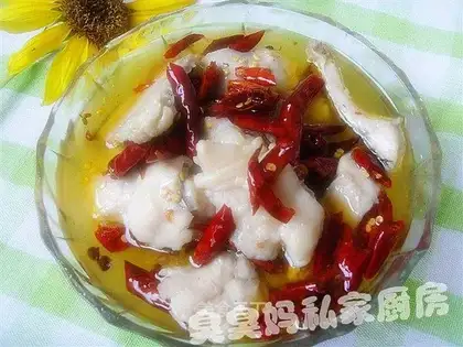 boiled fish
