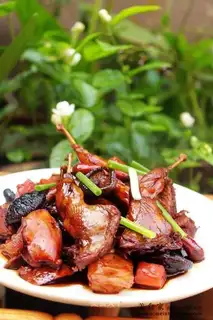 Braised quail