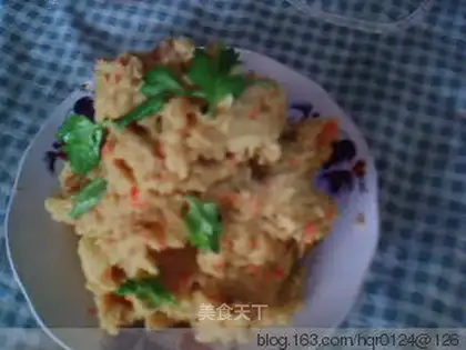stir-fried "crab" powder