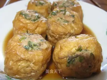 Braised tofu steamed buns
