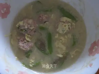 loofah meatball soup