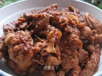Ribs in red oil sauce