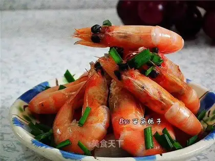 Simple and delicious boiled shrimp