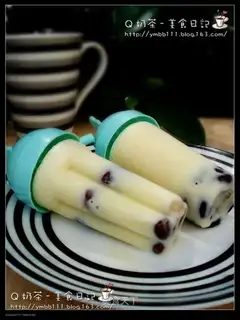 Red bean milk ice cream