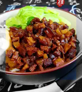 Taiwanese authentic braised pork rice