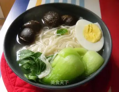 Go to the soup mushroom noodles