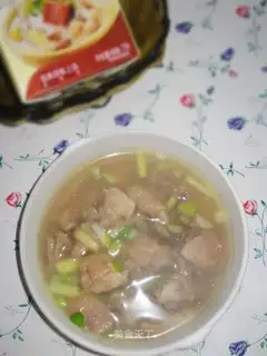 Fresh chicken soup