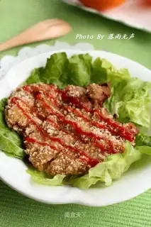 Black pepper pork chops