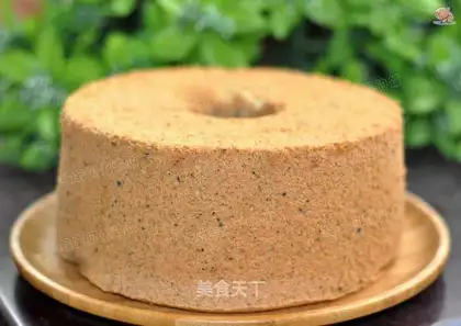 Black sesame ricin cake