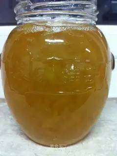 Homemade grapefruit honey tea
