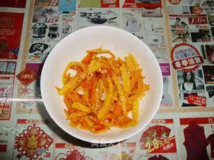 Homemade orange sugar