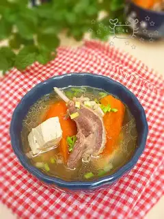Carrot lamb chops