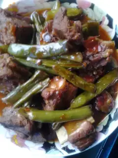 Four seasons of bean roasted ribs