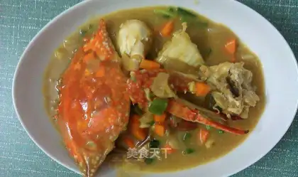 Curry crabs