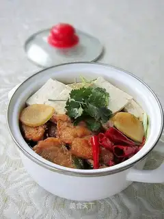 Tofu boiled fish