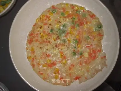 Corn pea carrots