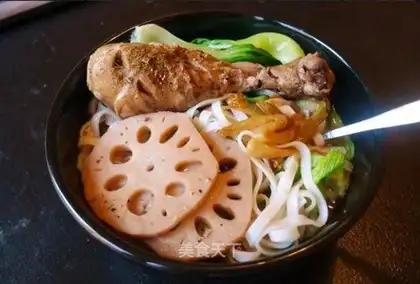 Frozen chicken noodles