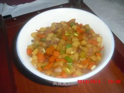 Five-coloured rice