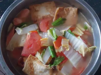 Tofu soup