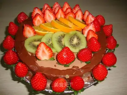 Chocolate fruit mousse