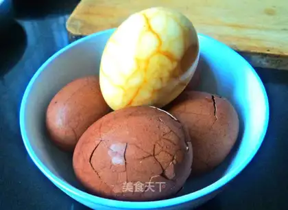 Five spicy tea eggs