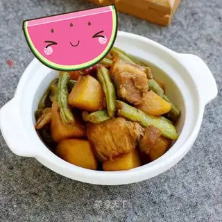 Potato bean bean stew
