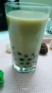 A smooth pearl tea
