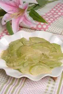 Creamed cucumber