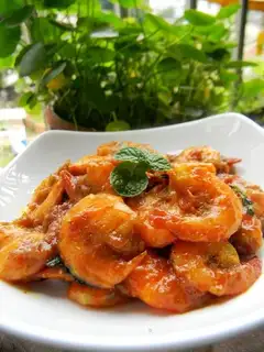 Thai curry shrimp