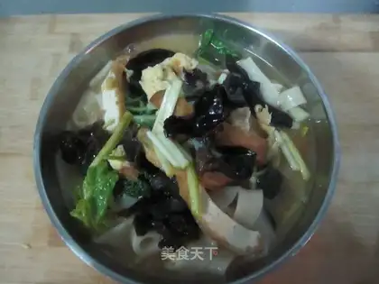 Tasty eggplant noodles
