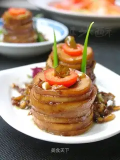 Fish apricot mushroom